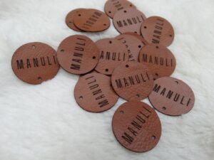 etiquetas personalizadas redondas tamanho 2,5 marrom