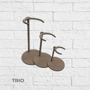 Suporte para Bonecas TRIO -P(16cm) M(26CM) G(36CM)