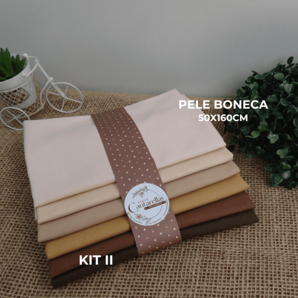 KIT II PELE BONECA - 6 CORTES (50CM X 160CM CADA)