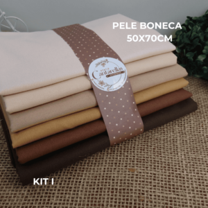 KIT I PELE BONECA - 6 CORTES (50CM X 70CM CADA)