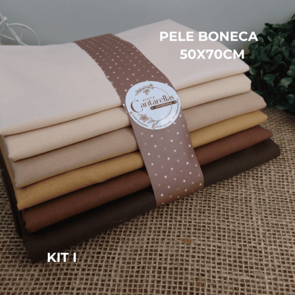 KIT I PELE BONECA - 6 CORTES (50CM X 70CM CADA)